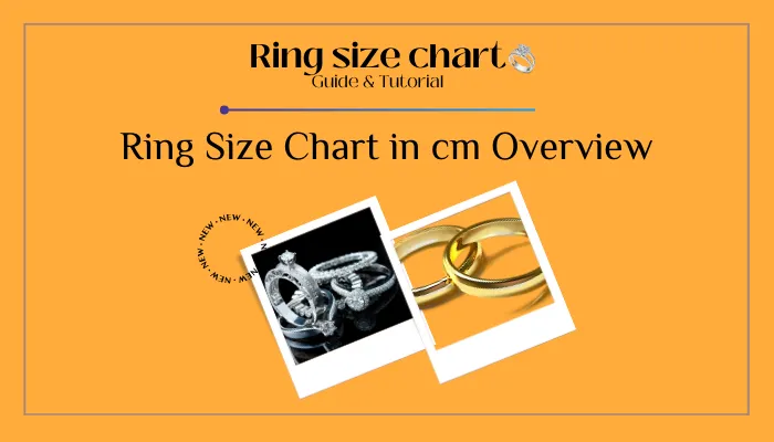 Ring Size Chart in cm Overview