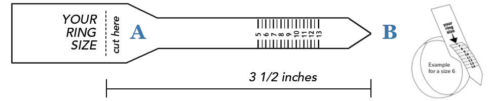 Use a Paper Ring Sizer